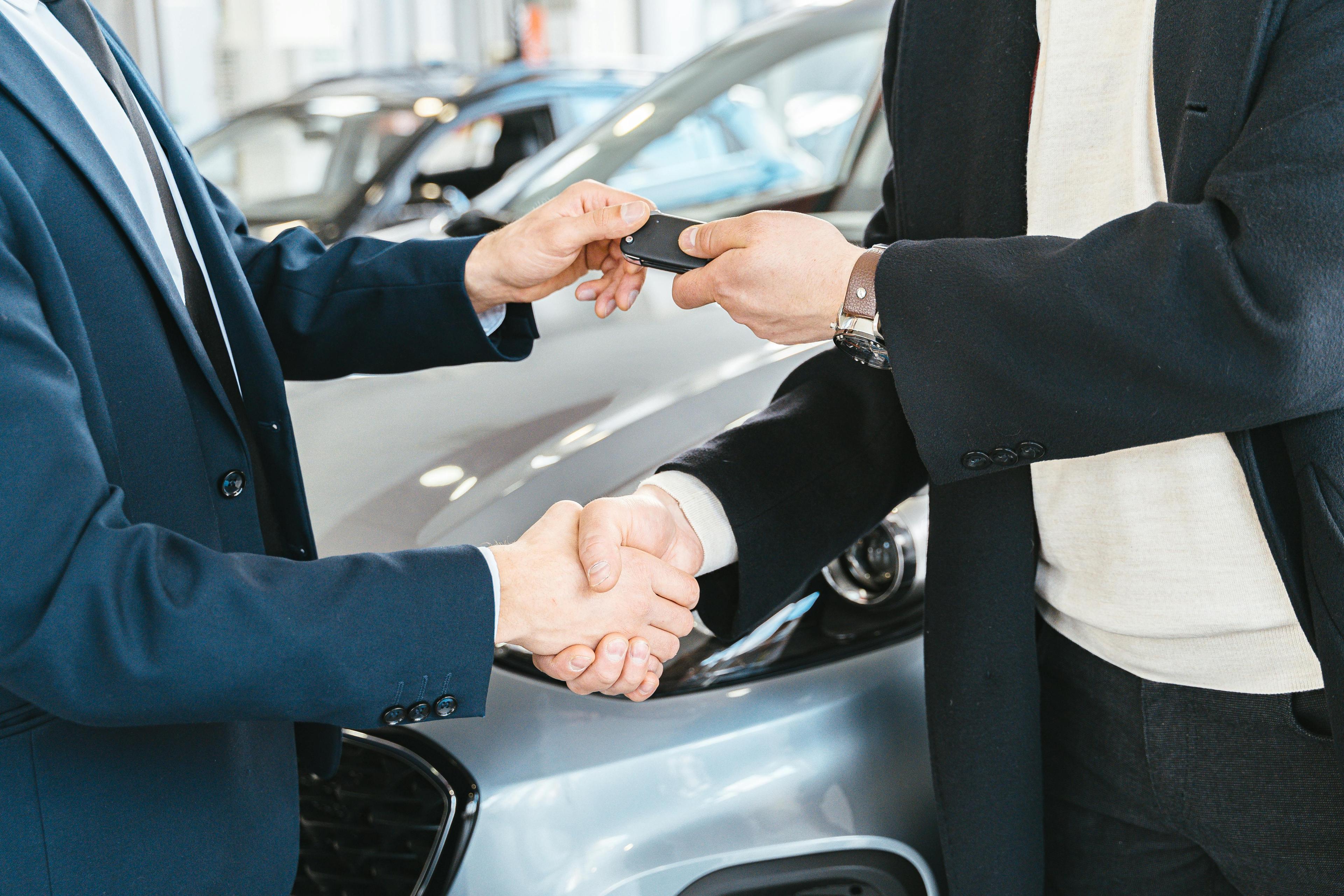 A Toyota sales associate at Stephen Wade Auto Center in St. George, Utah